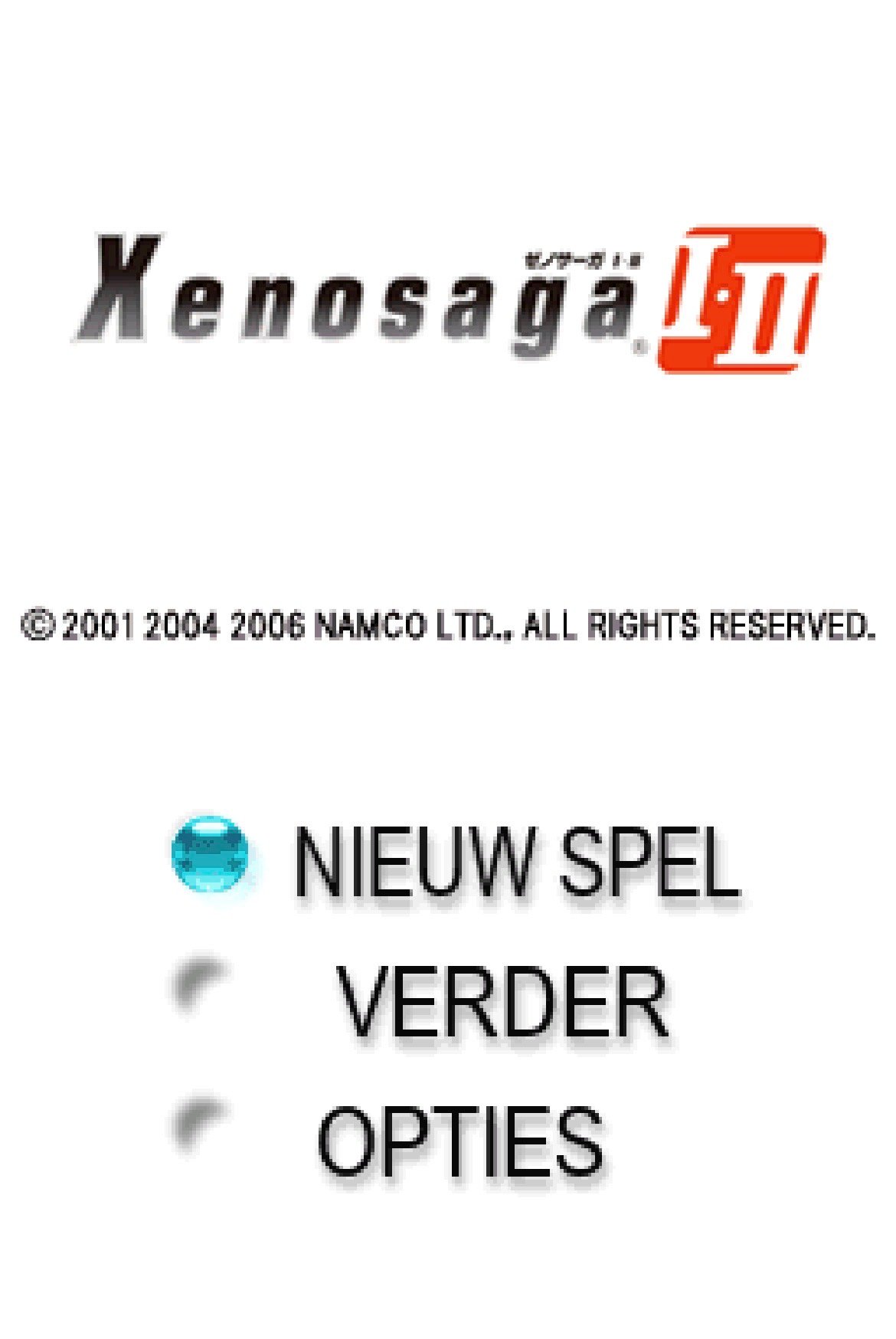Nederlands titelmenu zonder strepen